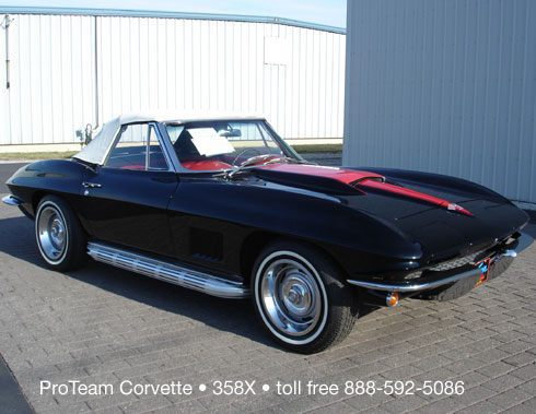 358X1966 Corvette Convertible 327350 hp 4 speed numbers match 